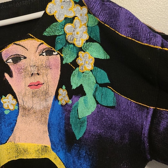 Kolorway USA womens button down sweater - Picture 10 of 15